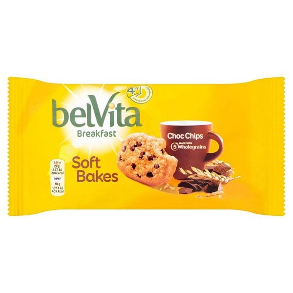 Belvita Soft Bake Choc Chip 20x50g - NO VAT