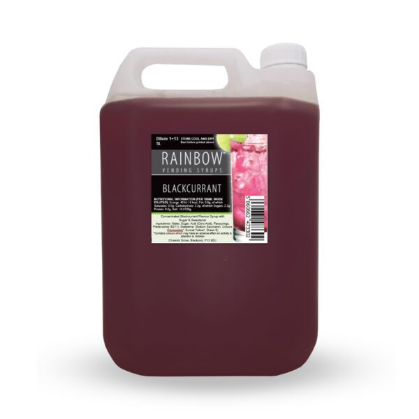 Rainbow Blackcurrant Syrup 2x5ltr