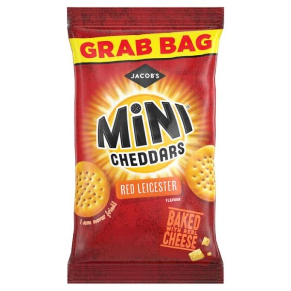 Mini Cheddars Red Leicester 30x45g - NO VAT