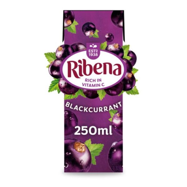 Ribena Blackcurrant Cartons 24x250ml