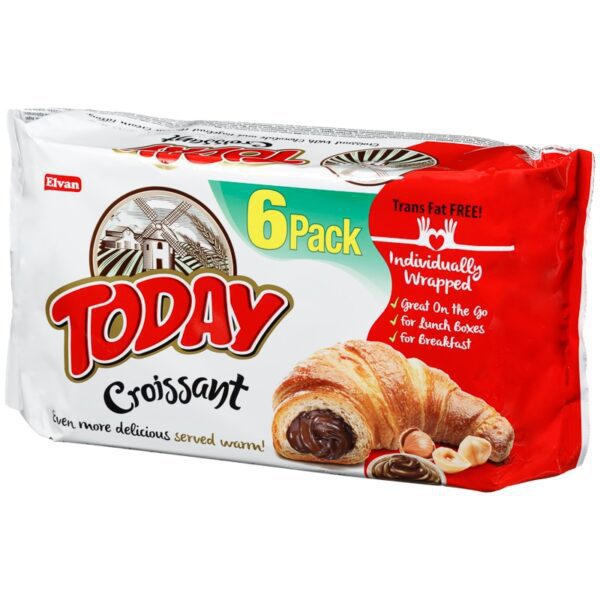 Today Chocolate & Hazelnut Croissant 6pk - NO VAT