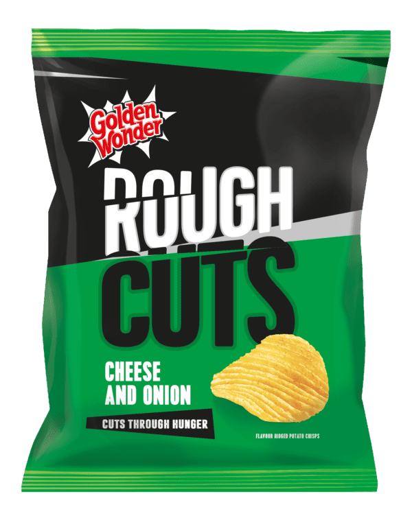 Golden Wonder Rough Cuts Cheese & Onion 36x47.5g