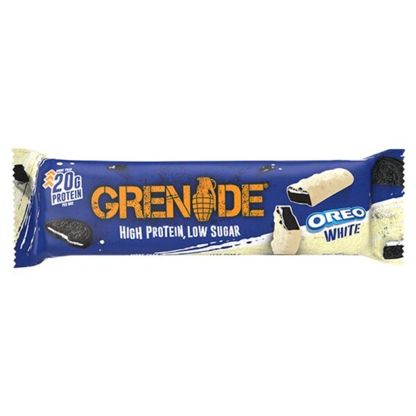 Grenade WHITE Oreo Protein Bar 12x60g