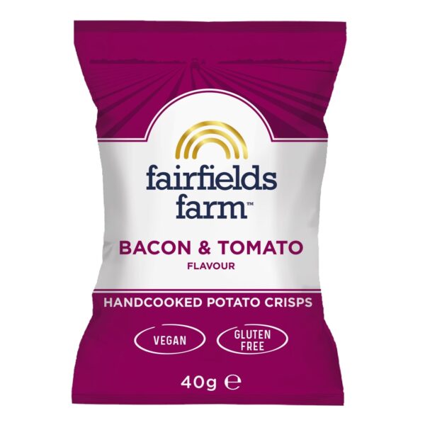 Fairfields Farm Crisps Bacon & Tomato 36x40g