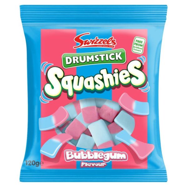 Swizzels Squashies Bubblegum 12x120g