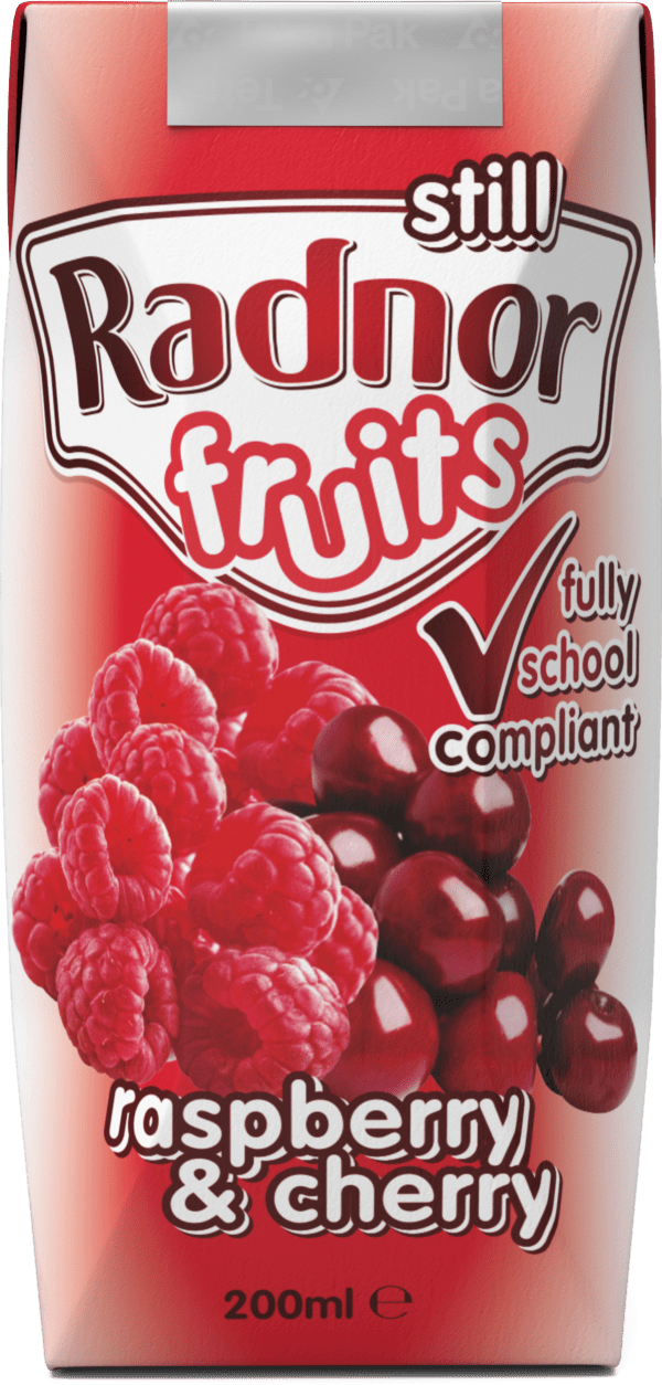 Radnor Raspberry & Cherry Juice Carton 24x200ml