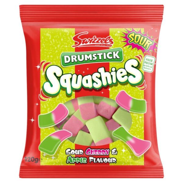 Swizzels Squashies Sour Cherry & Apple 12x120g