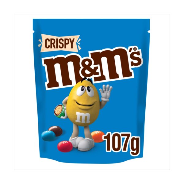 M&M Crispy Pouches 12x107g