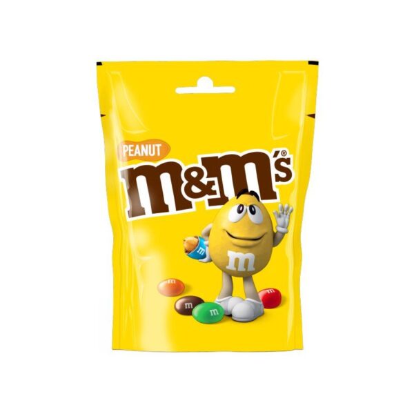 M&M Peanut Pouches 12x125g