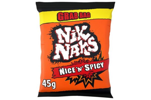 GRAB BAG Nik Naks Nice & Spicy 36x45g