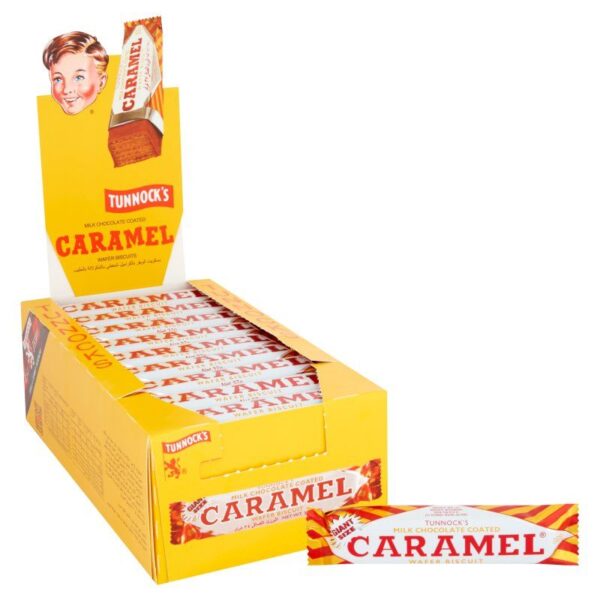 Tunnocks Giant Caramel Milk Chocolate Wafer 36x37g