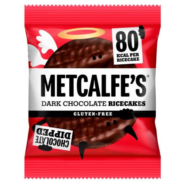 Metcalfes Dark Chocolate Rice Cakes 12x34g