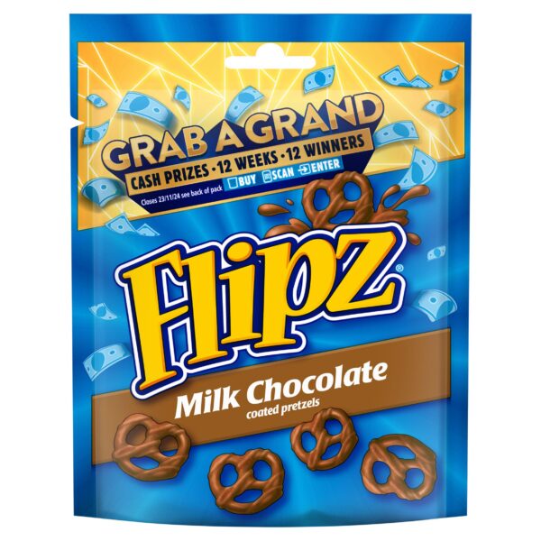 Flipz Milk Chocolate Pretzels 6x90g