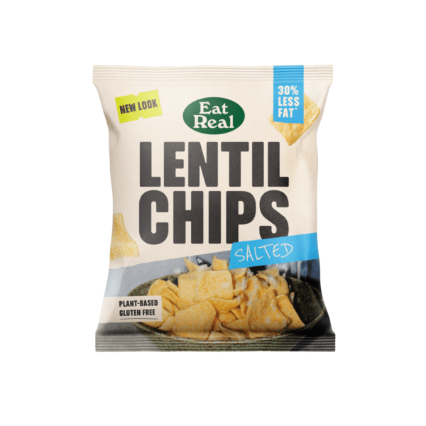 Eat Real Lentil Chips Salted 24x18g - NO VAT