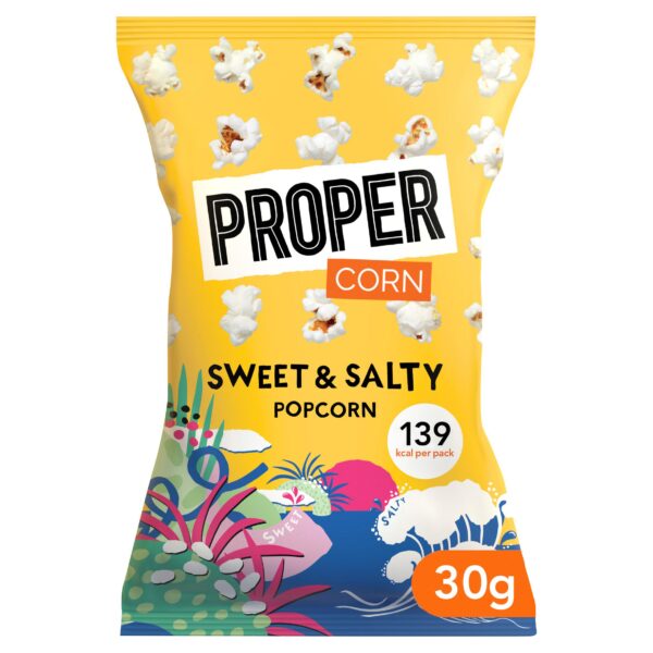 Propercorn Sweet & Salty Popcorn 24x30g