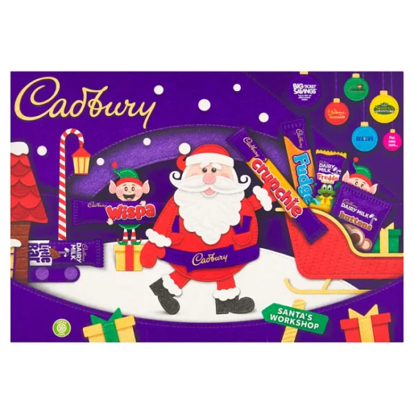 Cadburys Medium Santa Selection Box 10x125g