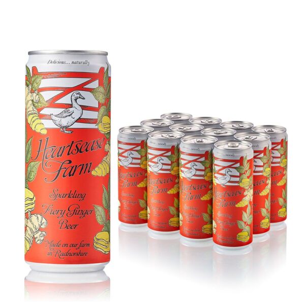 Heartease Farm Sparkling Ginger Beer 12x330ml