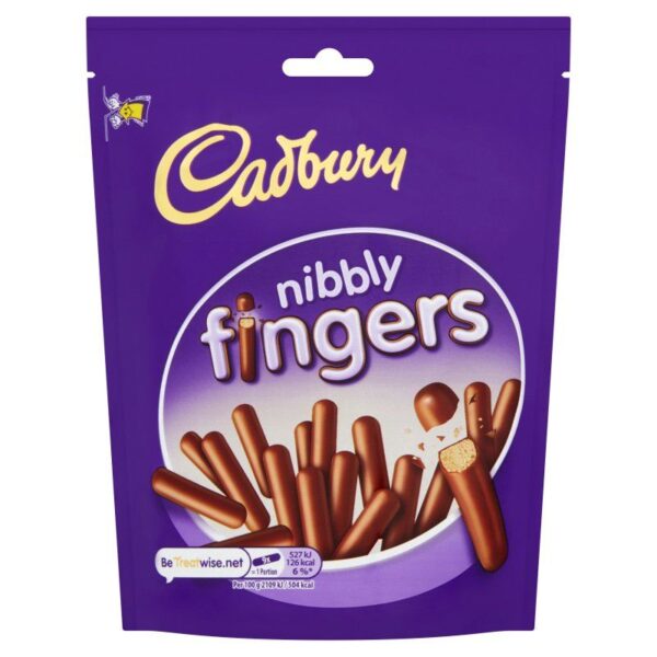 Cadburys Nibbly Chocolate Fingers 8x125g