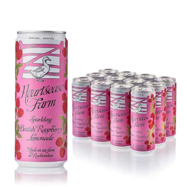 Heartease Farm Raspberry Lemonade 12x330ml