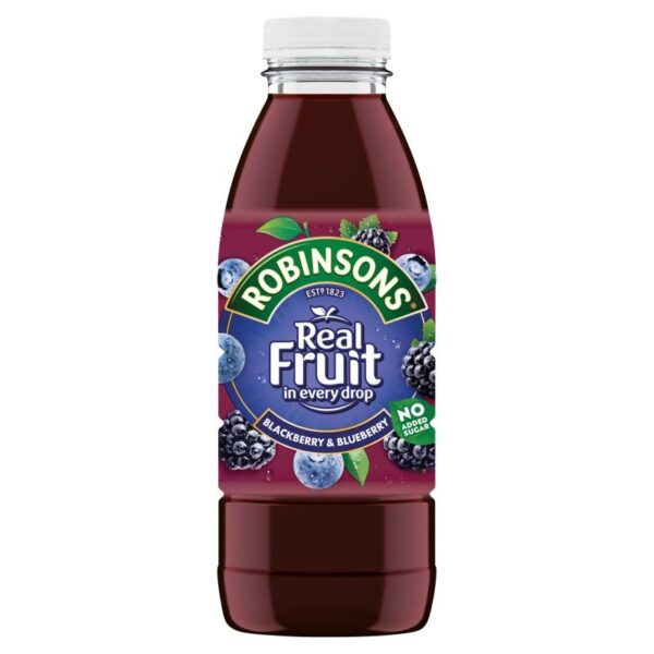 Robinsons Ready to Drink Blackberry & Blueberry 12x500ml