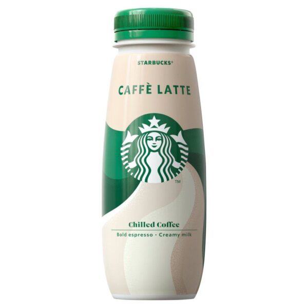 Starbucks Caffe Latte 8x220ml (Plastic Bottle) NO VAT